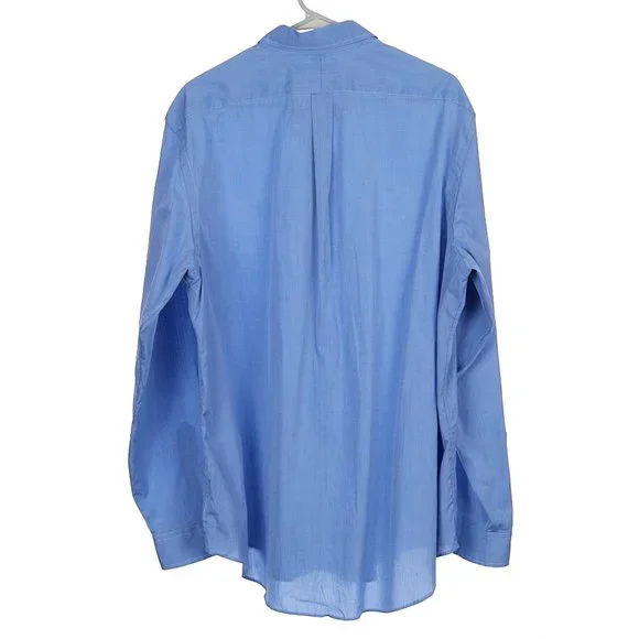 Ralph Lauren Cotton Blue Stretch Button Down Men's XL - Picture 7 of 7